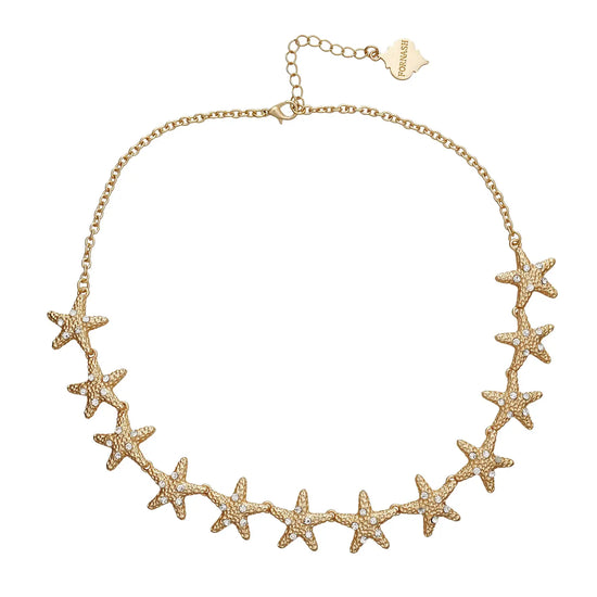 Load image into Gallery viewer, Gold Starfish Necklace
