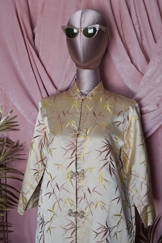 1950s Silk Hayashi Jacquard Kimono Jacket