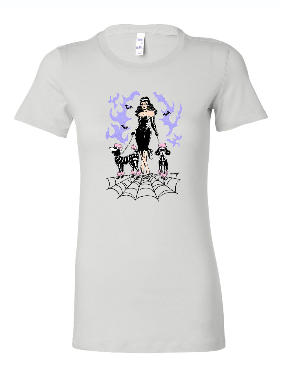 Load image into Gallery viewer, &amp;quot;Vamp&amp;quot; T-shirt (White)
